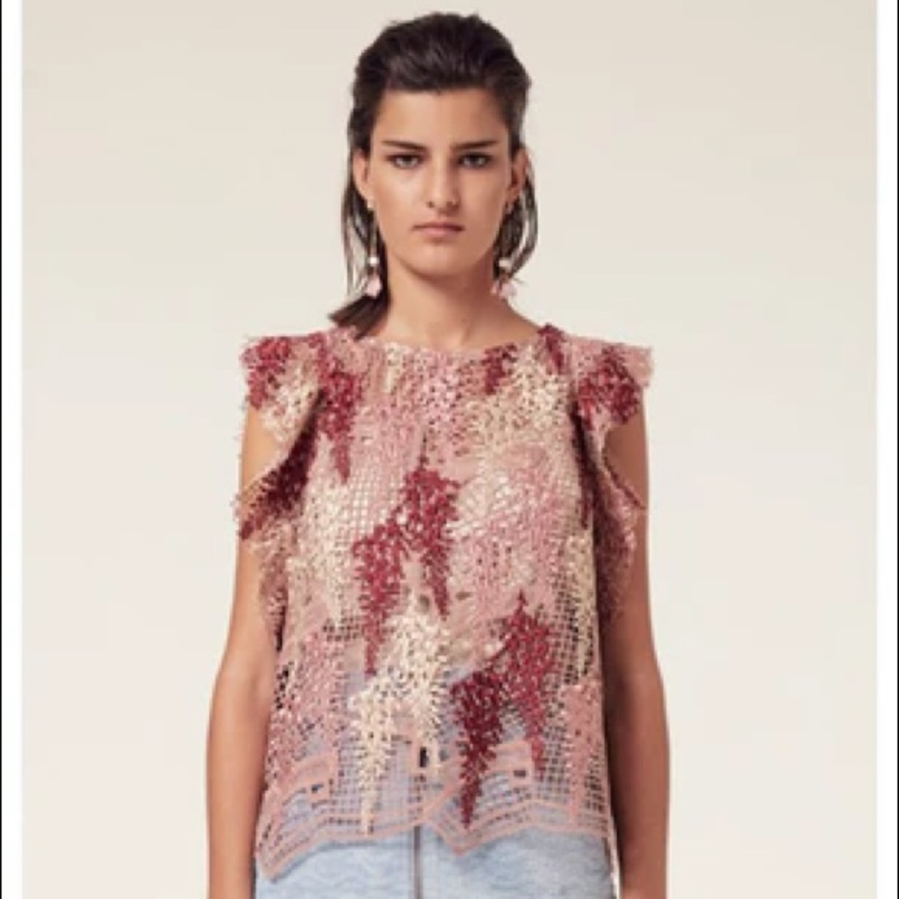 OnceWas Lace Swing Top